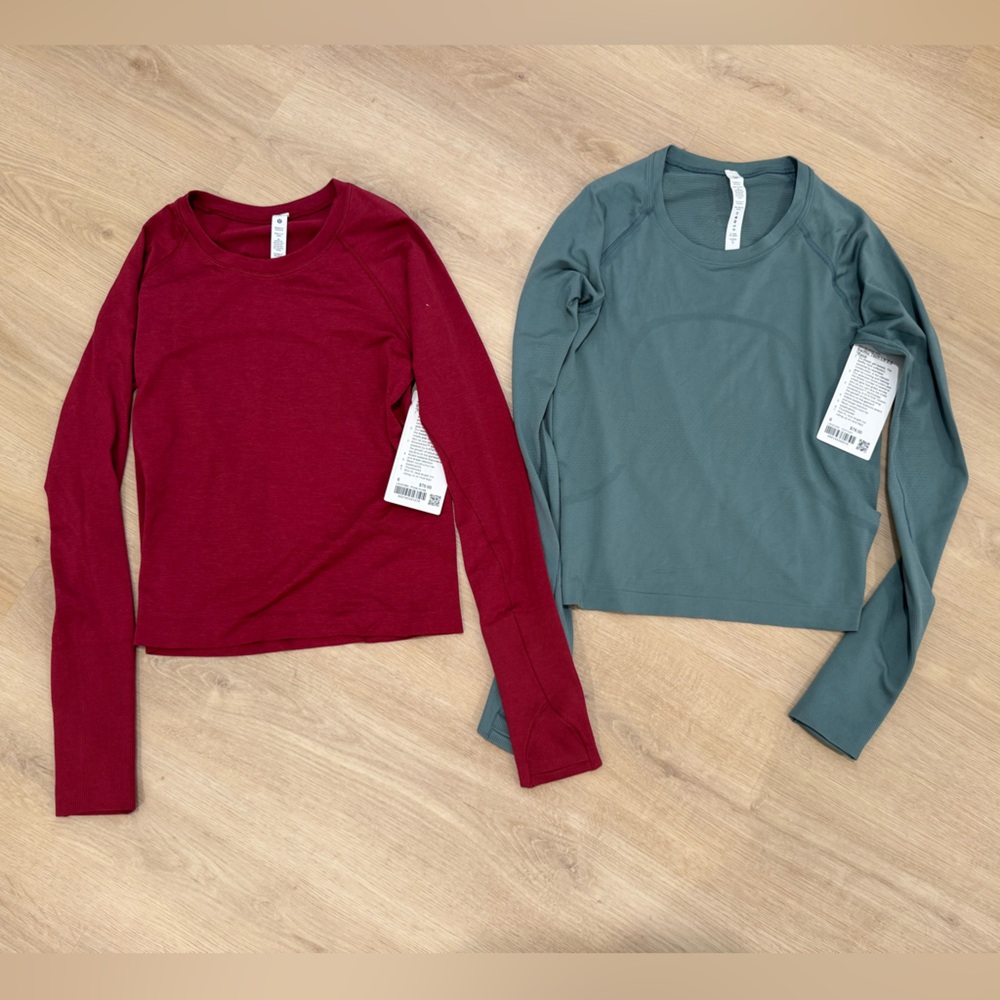 Lululemon Swiftly Tech Long Sleeve Top Bundle